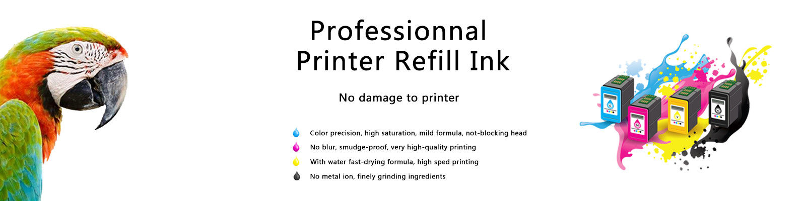 Imprimante à jet d'encre Refill Ink